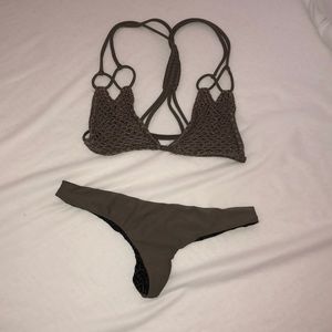 Acacia crochet top and matching bottoms